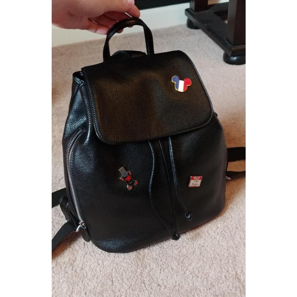 🆕Women Black‎ Casual Genuine Leather Handbags Backpack Purse Shoulder Bags